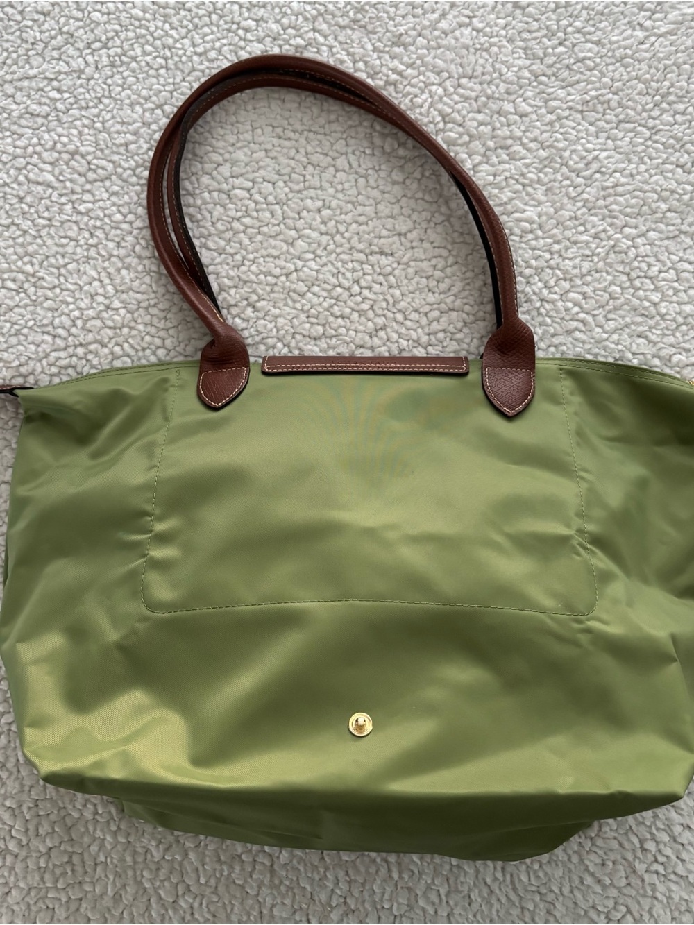 LONGCHAMP Tote Le Pliage Green. Large. See Photos For Detail. NWOT - Picture 5 of 15